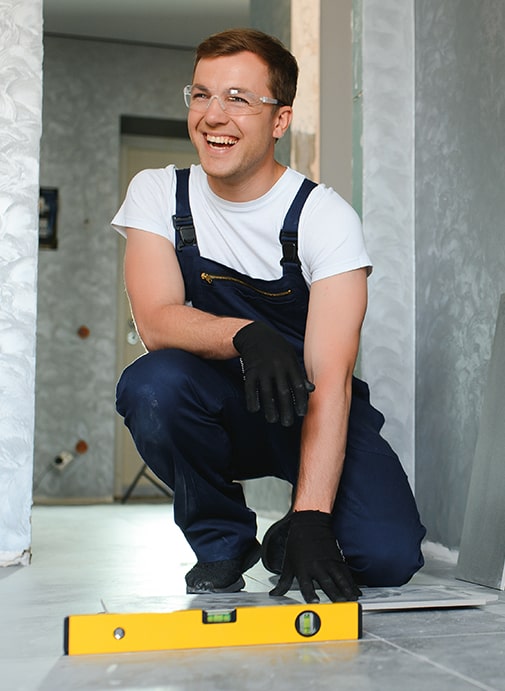 fliesenleger-laechelt-min Fliesenleger bei einer Badsanierung