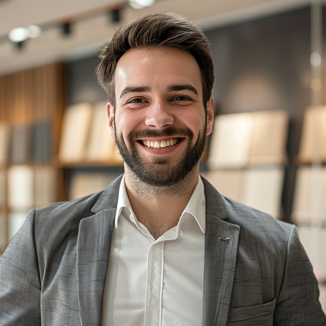 Freundlicher Fliesenberater